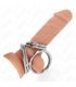 KINK ANILLO PENE TRIPLE METAL CROMADO 38 CM A 5 CM MODELO 1