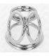 KINK ANILLO PENE TRIPLE METAL CROMADO 38 CM A 5 CM MODELO 1