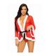 LEG AVENUE DISFRAZ PICARDaAS NAVIDEaO SEXY SANTA ROJO M L