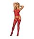 SUBBLIME 951764 BODYSTOCKING DE REJILLA ROJO TALLA aNICA