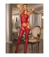 SUBBLIME 951764 BODYSTOCKING DE REJILLA ROJO TALLA aNICA