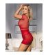 SUBBLIME 951924 VESTIDO DE REJILLA CROCHa CORTO ROJO TALLA aNICA