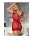 SUBBLIME 951924 VESTIDO DE REJILLA CROCHa CORTO ROJO TALLA aNICA