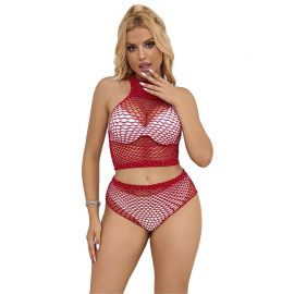 SUBBLIME 952402 SET DE REJILLA CON BRILLANTES ROJO TALLA aNICA