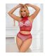 SUBBLIME 952402 SET DE REJILLA CON BRILLANTES ROJO TALLA aNICA