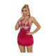 SUBBLIME 954123 BABYDOLL CON DISEaO FLORAL ROJO S M