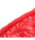 SUBBLIME 954208 BABYDOLL DE ENCAJE CON TIRANTES AJUSTABLES ROJO S M