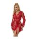 SUBBLIME 953782 CAMISaN DE ENCAJE TANGA ROJO L XL