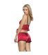 SUBBLIME 953898 CAMISaN DE SEDA Y ENCAJE PANTIES ROJO S M