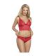 SUBBLIME 953898 CAMISaN DE SEDA Y ENCAJE PANTIES ROJO S M