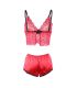 SUBBLIME 953898 CAMISaN DE SEDA Y ENCAJE PANTIES ROJO S M