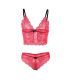 SUBBLIME 953898 CAMISaN DE SEDA Y ENCAJE PANTIES ROJO S M