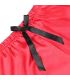 SUBBLIME 953959 CAMISaN INFORMAL DE SEDA PANTALaN ENCAJE NEGRO ROJO S M