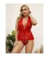 SUBBLIME 953973 BODY SEXY CON VOLANTES CINTURaN ROJO S M