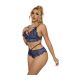 SUBBLIME 954062 SUJETADOR PANTIES ENCAJE AZUL S M