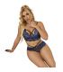 SUBBLIME 954079 SUJETADOR PANTIES ENCAJE AZUL L XL