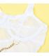 SUBBLIME 954284 BODY CON CADENAS LIGUEROS BLANCO S M