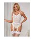 SUBBLIME 954284 BODY CON CADENAS LIGUEROS BLANCO S M