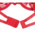 SUBBLIME 954338 SUJETADOR TANGA LIGUEROS ESTAMPADO DE CORAZONES ROJO L XL