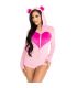 LEG AVENUE BODY OSITO TERCIOPELO ROSA S