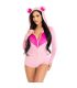 LEG AVENUE BODY OSITO TERCIOPELO ROSA S