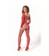 PASSION BS 107 BODYSTOCKING ROJO TALLA aNICA