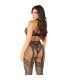 LEG AVENUE BODYSTOCKING CROTCHLESS DE REJILLA NEGRO TALLA aNICA