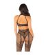 LEG AVENUE BODYSTOCKING CROTCHLESS DE REJILLA NEGRO TALLA aNICA