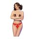 CHILIROSE CR 4839 SET NAVIDEaO PEZONERAS PANTIES ROJO S M