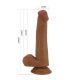 PRETTY LOVE TALLEN DILDO REALaSTICO 22 CM MULATO