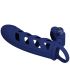 PRETTY LOVE ALTAF ANILLO VIBRADOR CON FUNDA DE SILICONA AZUL