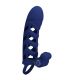 PRETTY LOVE ALTAF ANILLO VIBRADOR CON FUNDA DE SILICONA AZUL