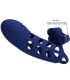 PRETTY LOVE ALTAF ANILLO VIBRADOR CON FUNDA DE SILICONA AZUL