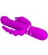 PRETTY LOVE CAMMY TRIPLE VIBRADOR MULTIFUNCIaN 4 EN 1 ROSA