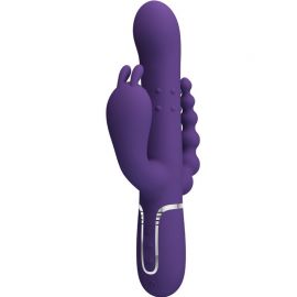 PRETTY LOVE CAMMY TRIPLE VIBRADOR MULTIFUNCIaN 4 EN 1 MORADO