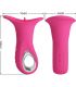 PRETTY LOVE CLYDE VIBRADOR ORAL LENGUA VIBRADORA 12 VIBRACIONES ROSA