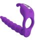 PRETTY LOVE BLACKNEY ANILLO PENE CON PLUG VIBRADOR LILA