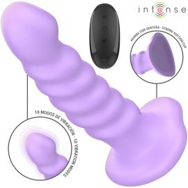 INTENSE BRENDA VIBRADOR TALLA M DISEaO EN ESPIRAL 10 VIBRACIONES MORADO CONTROL REMOTO