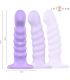 INTENSE BRENDA VIBRADOR TALLA M DISEaO EN ESPIRAL 10 VIBRACIONES MORADO CONTROL REMOTO