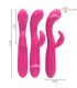 INTENSE AMARA VIBRADOR CON LENGUA ESTIMULADORA 10 VIBRACIONES ROSA