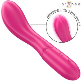 INTENSE LISETTE VIBRADOR 19 CM FLEXIBLE 10 VIBRACIONES ROSA