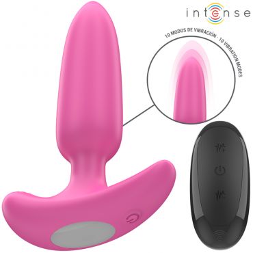 INTENSE ROSS PLUG ANAL 10 VIBRACIONES ROSA CONTROL REMOTO