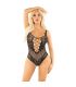 LEG AVENUE BODY DE REJILLA CON DIAMANTES NEGRO TALLA aNICA