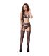 LIVCO CORSETTI FASHION CELESTE LC 20246 SUJETADOR LIGUERO PANTY NEGRO S M