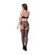 LIVCO CORSETTI FASHION CELESTE LC 20246 SUJETADOR LIGUERO PANTY NEGRO S M