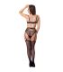 LIVCO CORSETTI FASHION KEILA LC 20245 SUJETADOR LIGUERO PANTY NEGRO S M