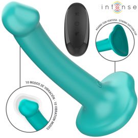 INTENSE KATIE VIBRADOR CON VENTOSA 10 VIBRACIONES AZUL OSCURO CONTROL REMOTO