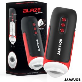 JAMYJOB BLAZE MASTURBADOR BOCA AUTOMaTICO 5 MODOS SUCCIaN Y VIBRACIaN