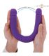 INTENSE GUNTER DILDO DOBLE VIBRADOR 40 CM MORADO CONTROL REMOTO