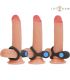 INTENSE ALEX ANILLO DOBLE VIBRADOR PENE 10 VIBRACIONES NEGRO